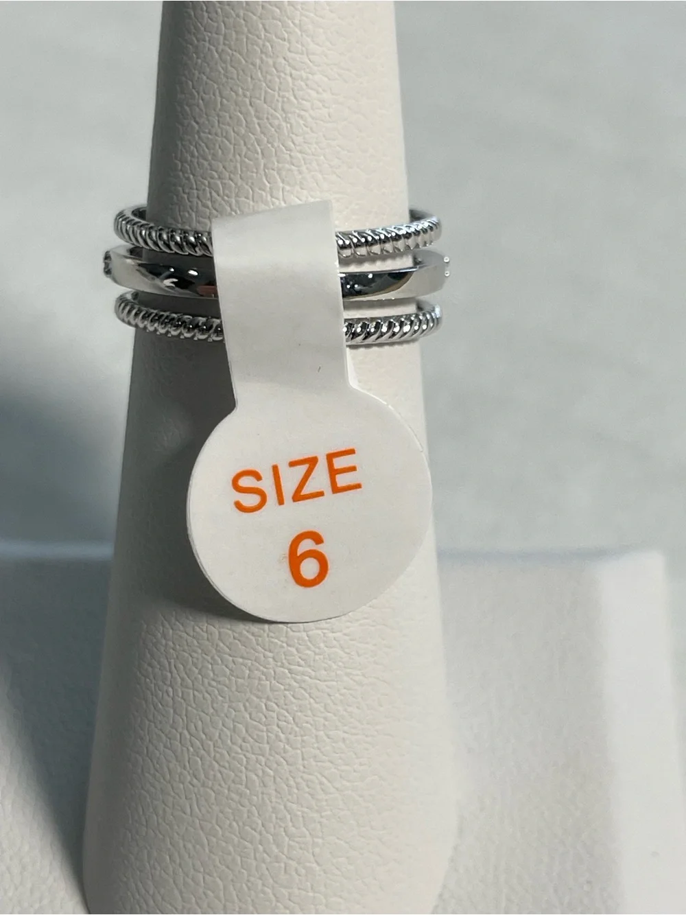 Bomb Party OG Ring Rare Unicorn “She’s The Moment” Rhodium/Sapphire NIB